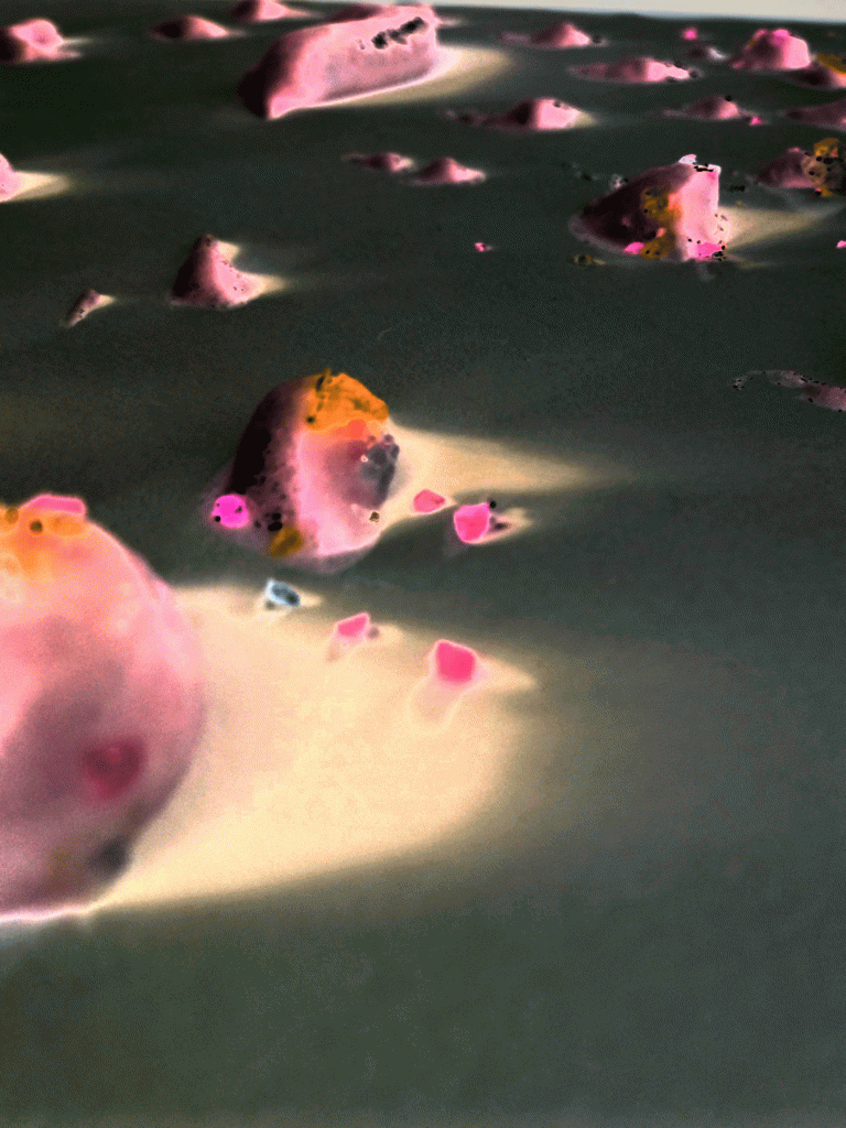 Title: "Blobascape no. 11" by Blake Peterson and Zoe Phillips (2014) Media: Photograph / Mixed Media Year: 2014